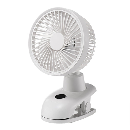 D601Y Portable USB Clip-on Oscillating Small Fan (White) by buy2fix