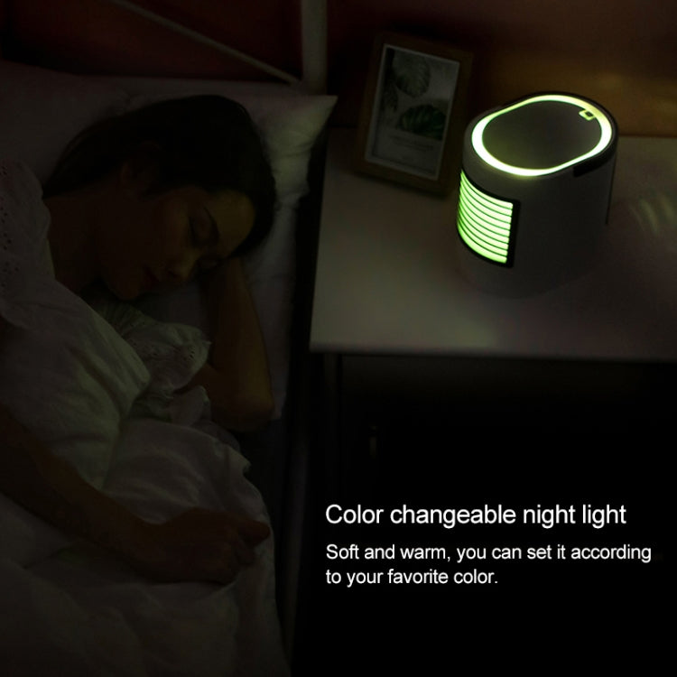 WT-F11 380ml Portable Elliptical Water-cooled Fan (Pink) by buy2fix