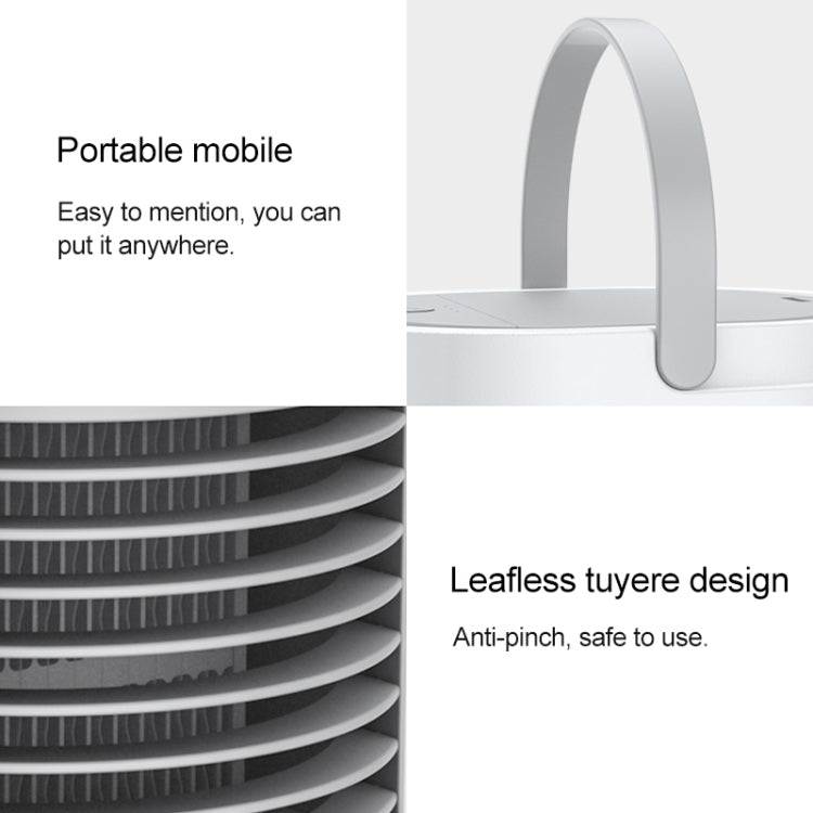 WT-F11 380ml Portable Elliptical Water-cooled Fan (Blue) by buy2fix