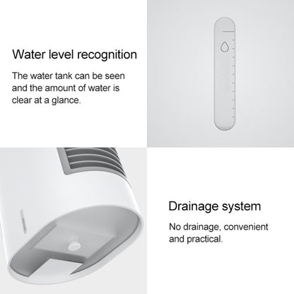 WT-F11 380ml Portable Elliptical Water-cooled Fan (Blue) by buy2fix