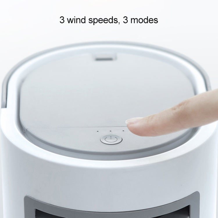 WT-F11 380ml Portable Elliptical Water-cooled Fan (Blue) by buy2fix