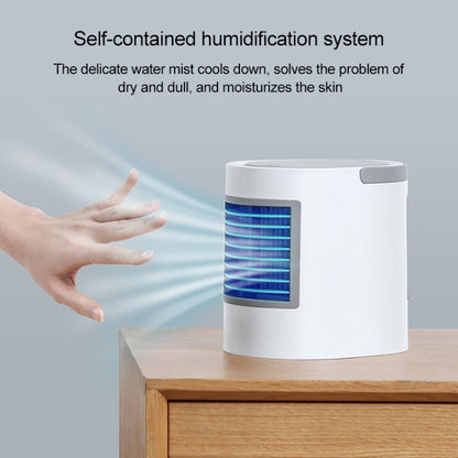 WT-F11 380ml Portable Elliptical Water-cooled Fan (Blue) by buy2fix