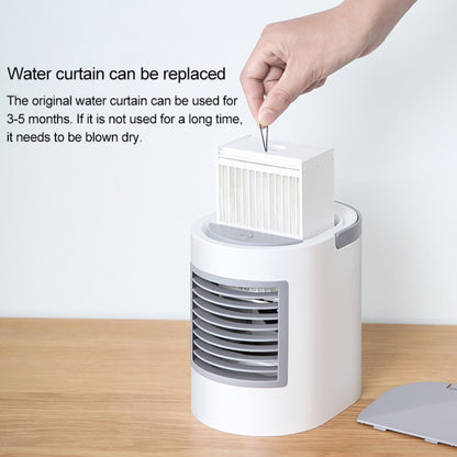 WT-F11 380ml Portable Elliptical Water-cooled Fan (Blue) by buy2fix