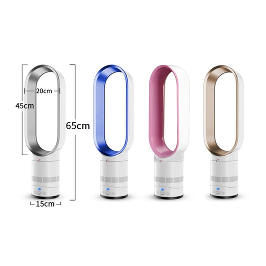 16 inch Household Mute Shaking Head Remote Control Desk Electric Leafless Fan (Gold) by buy2fix