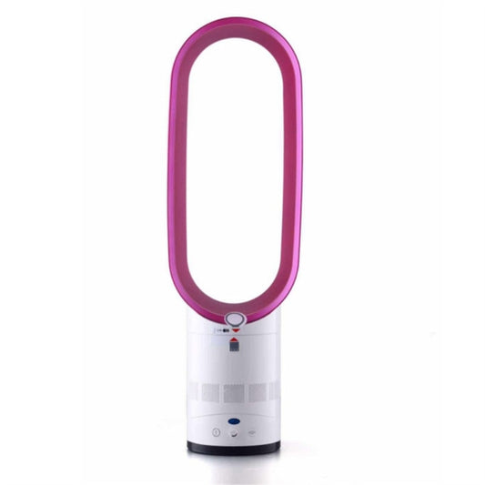 16 inch Household Mute Shaking Head Remote Control Desk Electric Leafless Fan (Rose Red) by buy2fix