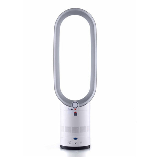 Ventilateur électrique sans feuilles, 16 pouces, tête tremblante silencieuse, télécommande de bureau, pour la maison (argent)