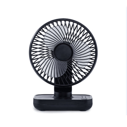 D606 4W USB Rechargeable Portable Four-speed Adjustable Desktop Fan(Black) by buy2fix