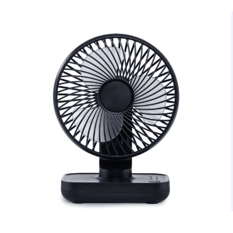 D606 4W USB Rechargeable Portable Four-speed Adjustable Desktop Fan(Black) by buy2fix
