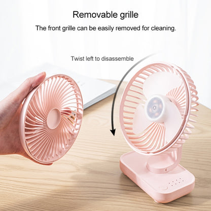 D606 4W USB Rechargeable Portable Four-speed Adjustable Desktop Fan(Black) by buy2fix
