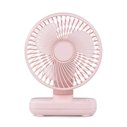D606 4W USB Rechargeable Portable Four-speed Adjustable Desktop Fan(Pink) by buy2fix