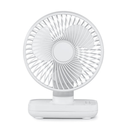 D606 4W USB Rechargeable Portable Four-speed Adjustable Desktop Fan(White) by buy2fix