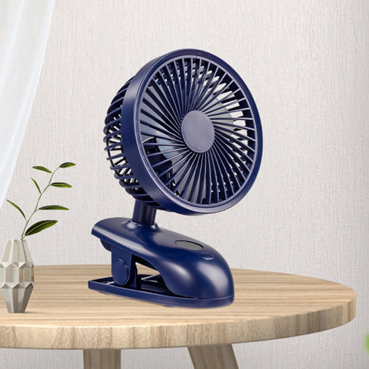 F601 Multifunctional Clip-on Electric Fan with LED Display (Blue) - Electric Fans by buy2fix | Online Shopping UK | buy2fix