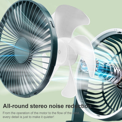 F701 Desktop Electric Fan with LED Display (Green) by buy2fix