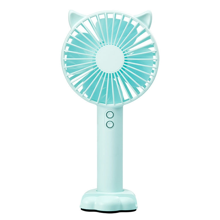 N10 Multi-function Handheld Desktop Holder Electric Fan, with 3 Speed Control (Sky Blue) by buy2fix