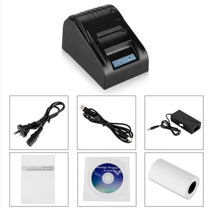 POS-5890T Portable 90mm / sec Thermal Receipt Printer, Compatible ESC/POS Command(Black) by buy2fix