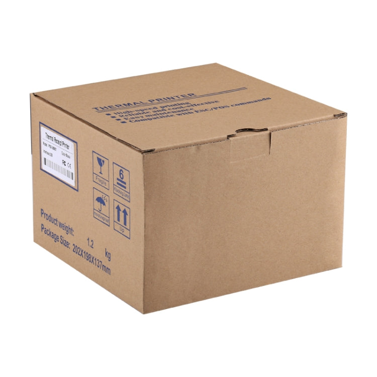 POS-5890T Portable 90mm / sec Thermal Receipt Printer, Compatible ESC/POS Command(Black) by buy2fix