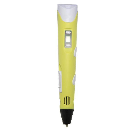 Hand-held 3D Printing Pen, AU Plug (Yellow) by buy2fix