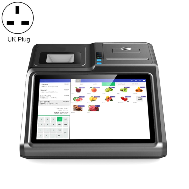SGT-101W 10.1 inch Capacitive Touch Screen Cash Register, Intel J1900 Quad Core 2.0GHz, 4GB+64GB, UK Plug by buy2fix