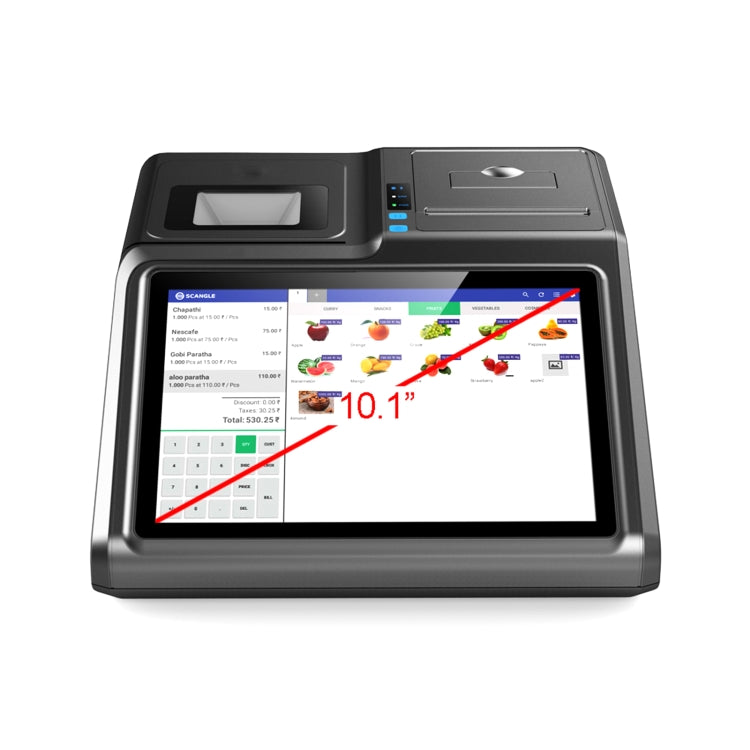 SGT-101W 10.1 inch Capacitive Touch Screen Cash Register, Intel J1900 Quad Core 2.0GHz, 4GB+64GB, AU Plug by buy2fix