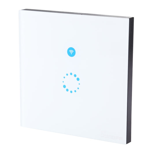 Sonoff  Touch 86mm 1 Gang Tempered Glass Panel Wall Switch Smart Home Light Touch Switch, Compatible with Alexa and Google Home, AC 90V-250V 400W 2A - Smart Socket by buy2fix | Online Shopping UK | buy2fix