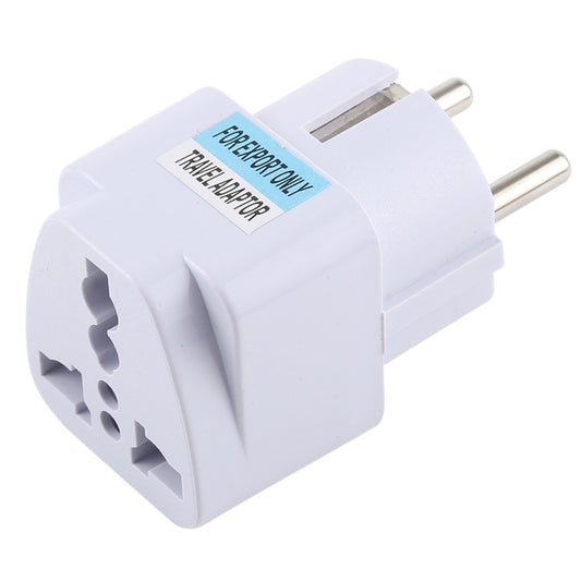 Portable Universal UK Plug to EU Plug Power Socket Travel Charger Adapter with Fuse - Plug Adaptor by buy2fix | Online Shopping UK | buy2fix