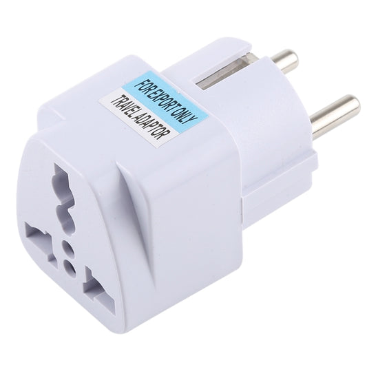 Portable Universal UK Plug to EU Plug Power Socket Travel Charger Adapter with Fuse - Plug Adaptor by buy2fix | Online Shopping UK | buy2fix