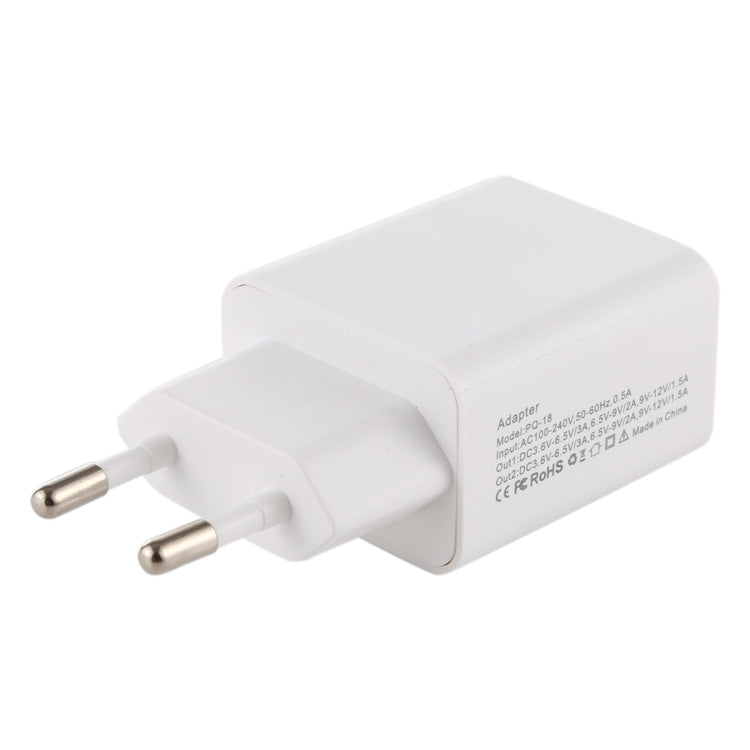 18W Power Adapter Plug Adapter EU Plug - Plug Adaptor by buy2fix | Online Shopping UK | buy2fix
