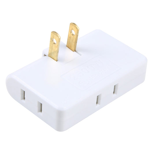 1 to 3 15A 180 Degrees Rotation Extension Multi Plug Mini Slim Wireless Outlet Socket, US Plug, AC 110-220V(White) - Extension Socket by buy2fix | Online Shopping UK | buy2fix