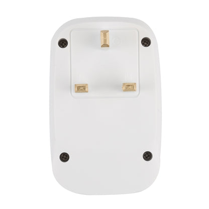 NK-823 2000W Dual USB Travel Charger Power Adapter Socket, UK Plug - USB Charger by buy2fix | Online Shopping UK | buy2fix