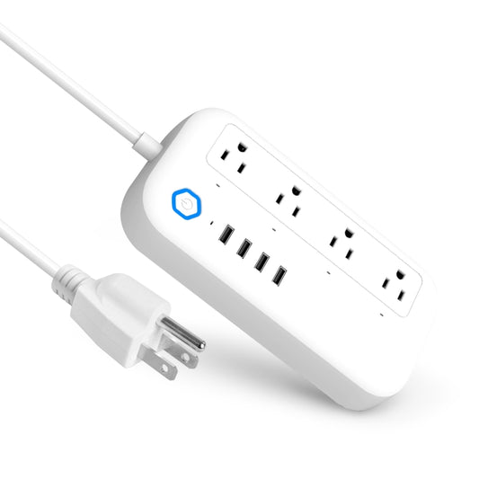 YPS11 Four Holes + 4 x USB Multi-purpose WiFi Smart Power Strip, US Plug - Smart Socket by buy2fix | Online Shopping UK | buy2fix