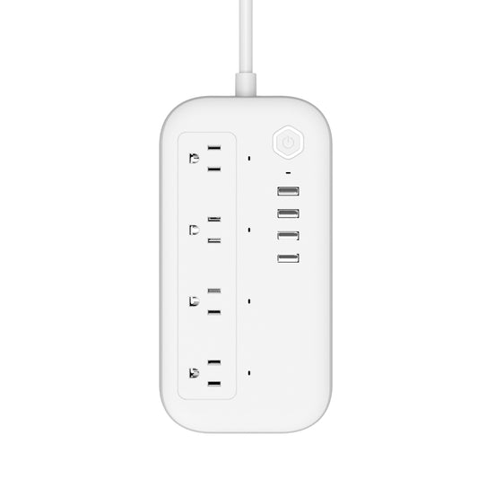 YPS11 Four Holes + 4 x USB Multi-purpose WiFi Smart Power Strip, US Plug - Smart Socket by buy2fix | Online Shopping UK | buy2fix