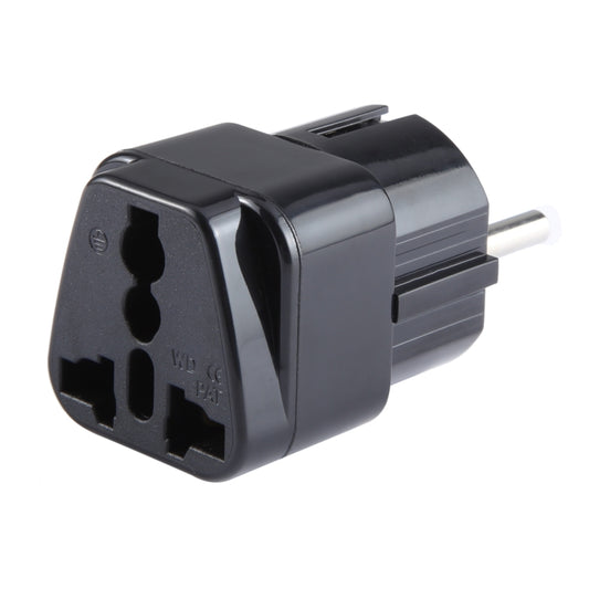 Portable Universal UK Plug to EU Plug Power Socket Travel Adapter - Plug Adaptor by buy2fix | Online Shopping UK | buy2fix