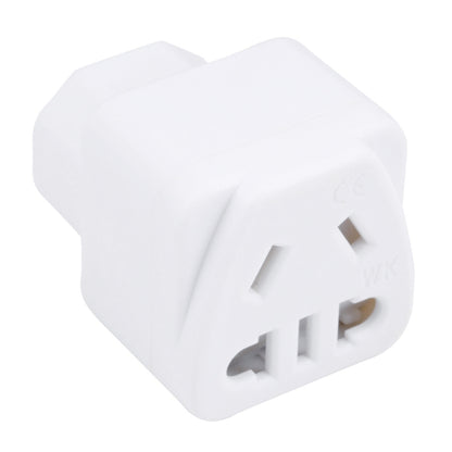 Portable Universal Five-hole WK to C13-C14 Plug Socket Power Adapter(White) - Plug Adaptor by buy2fix | Online Shopping UK | buy2fix