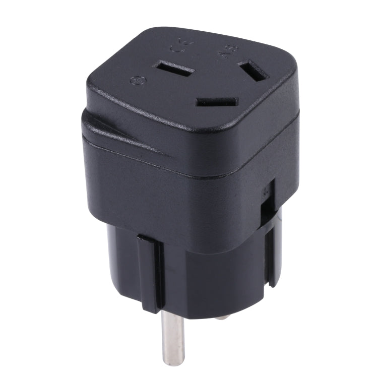 Portable Three-hole AU to EU Plug Socket Power Adapter - Plug Adaptor by buy2fix | Online Shopping UK | buy2fix