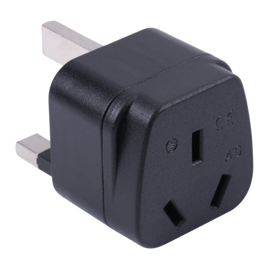 Portable Three-hole AU to UK Plug Socket Power Adapter - Plug Adaptor by buy2fix | Online Shopping UK | buy2fix