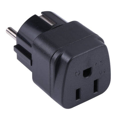 Portable Three-hole US to EU Plug Socket Power Adapter - Plug Adaptor by buy2fix | Online Shopping UK | buy2fix