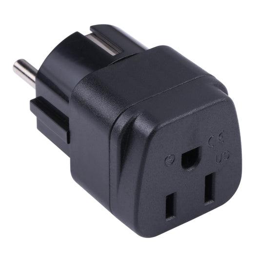 Portable Three-hole US to EU Plug Socket Power Adapter - Plug Adaptor by buy2fix | Online Shopping UK | buy2fix