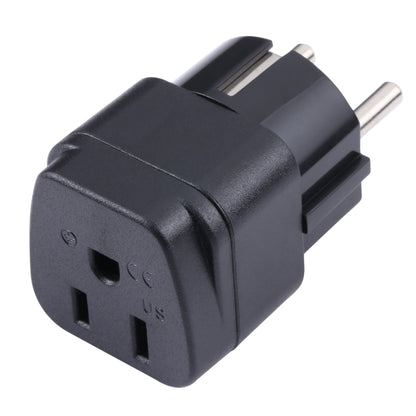 Portable Three-hole US to EU Plug Socket Power Adapter - Plug Adaptor by buy2fix | Online Shopping UK | buy2fix