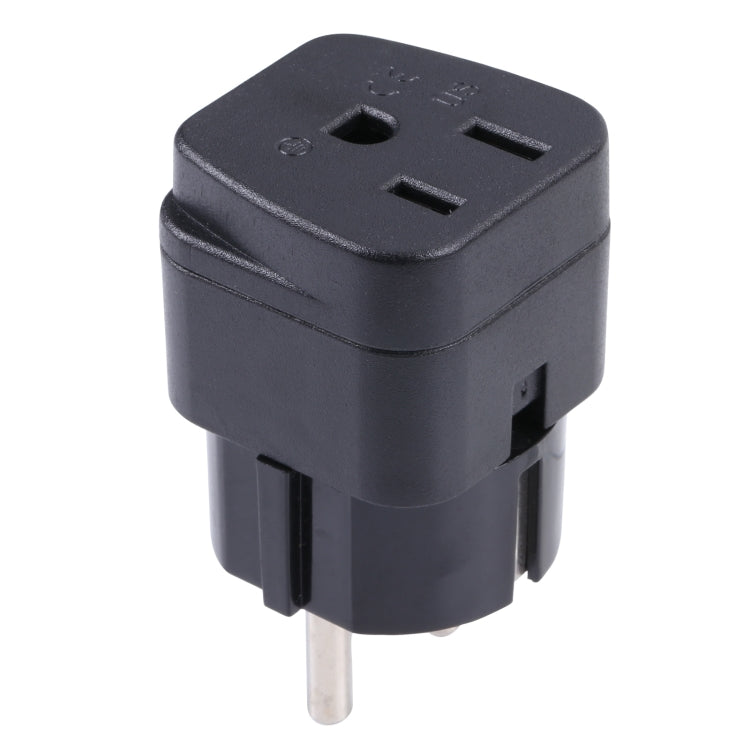 Portable Three-hole US to EU Plug Socket Power Adapter - Plug Adaptor by buy2fix | Online Shopping UK | buy2fix