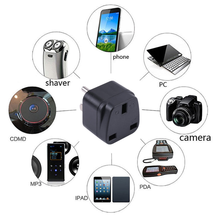 Portable UK to US & Mexico Three-pin Plug Socket Power Adapter - Plug Adaptor by buy2fix | Online Shopping UK | buy2fix