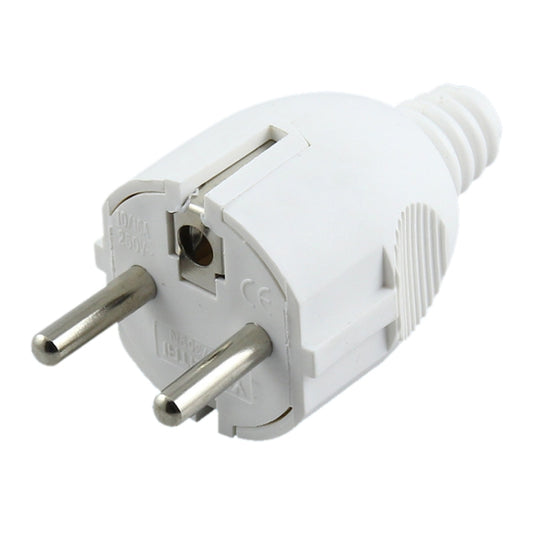 Side Wiring Tripolar Power Plug, EU Plug - Plug Adaptor by buy2fix | Online Shopping UK | buy2fix