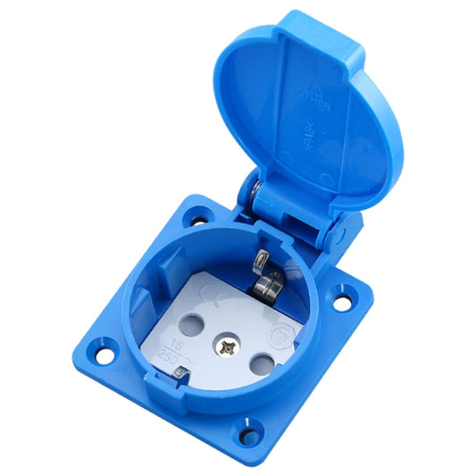 Outdoor IP44 Waterproof Socket with Cover, EU Plug -  by buy2fix | Online Shopping UK | buy2fix