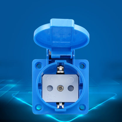 Outdoor IP44 Waterproof Socket with Cover, EU Plug -  by buy2fix | Online Shopping UK | buy2fix