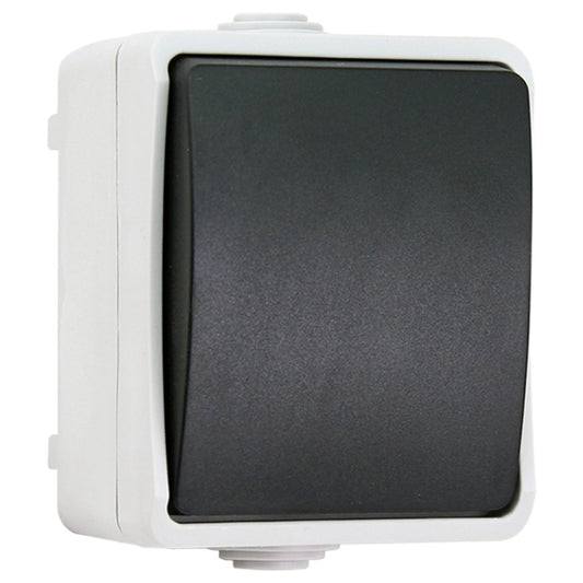 IP44 Waterproof Kitchen Bathroom Single Control Switch, EU Plug -  by buy2fix | Online Shopping UK | buy2fix