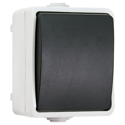 IP44 Waterproof Kitchen Bathroom Single Control Switch, EU Plug -  by buy2fix | Online Shopping UK | buy2fix