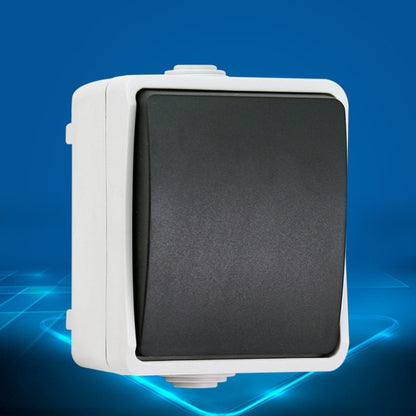 IP44 Waterproof Kitchen Bathroom Single Control Switch, EU Plug -  by buy2fix | Online Shopping UK | buy2fix