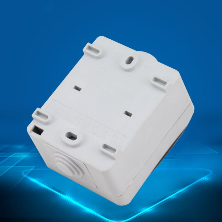 IP44 Waterproof Kitchen Bathroom Double-connection Single Control Switch, EU Plug -  by buy2fix | Online Shopping UK | buy2fix