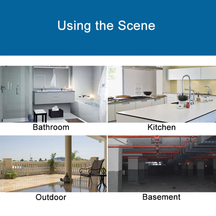IP44 Waterproof Kitchen Bathroom Double-connection Single Control Switch, EU Plug -  by buy2fix | Online Shopping UK | buy2fix