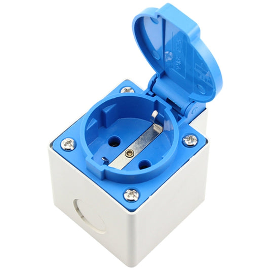 Outdoor IP44 Waterproof Socket with Cover, EU Plug -  by buy2fix | Online Shopping UK | buy2fix