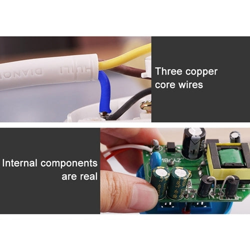 Charging Plug-in Wiring Board Creative Rotary Towline Board 13A Deformed Socket, UK Plug, 3-Bit Socket(Black) - Extension Socket by buy2fix | Online Shopping UK | buy2fix
